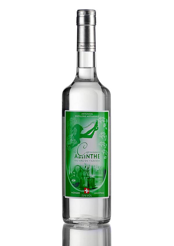 Artemisia-Bugnon Absinth La Capricieuse 0,7 l | Swiss Finest bottle from Distillerie Artemisia-Bugnon
