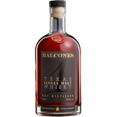 Balcones Texas 1 Single Malt Whisky bottle from Balcones Distilling
