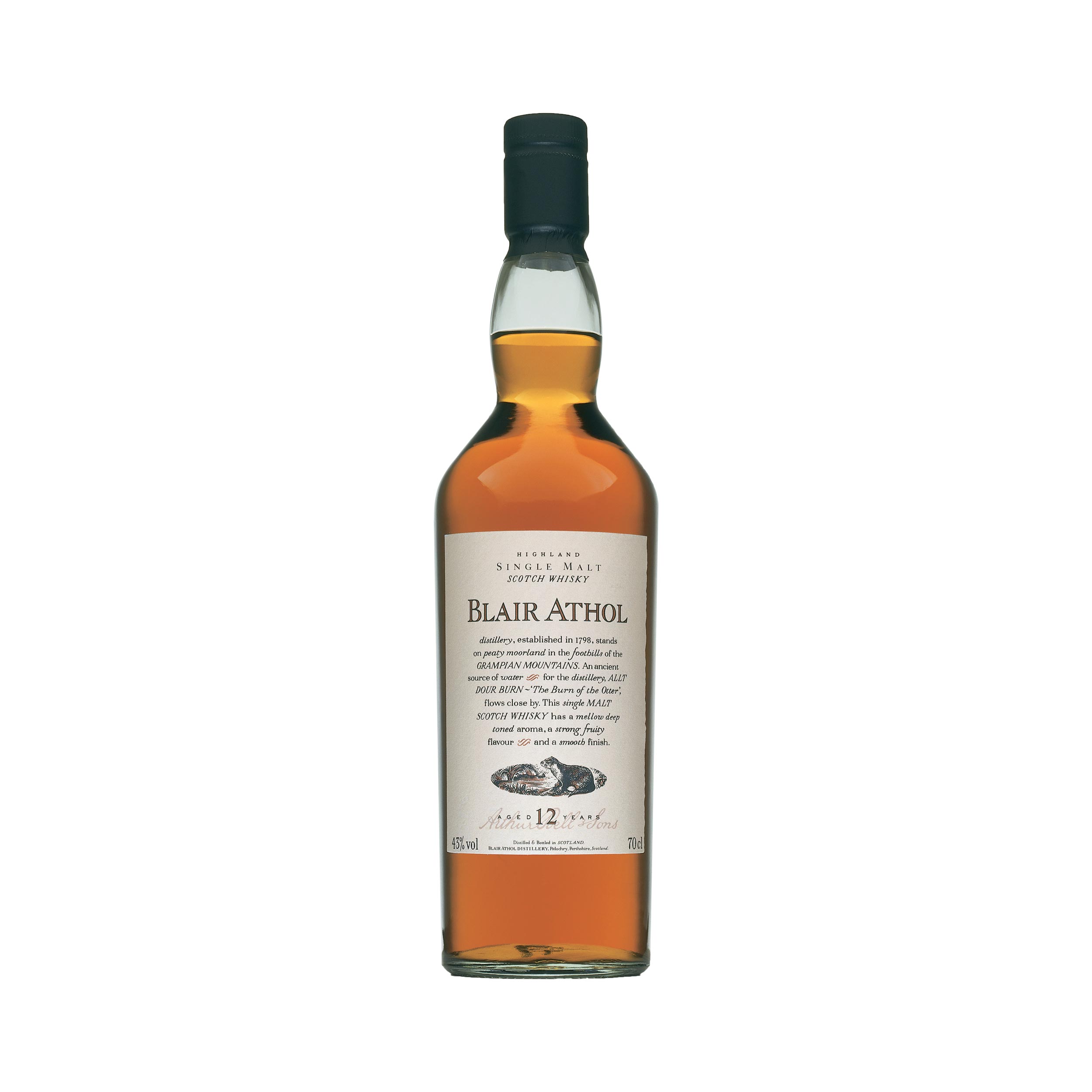 Blair Athol 12 Year Old Highland Single Malt Scotch Whisky 70cl | The Whisky Shop bottle from Blair Athol Distillery