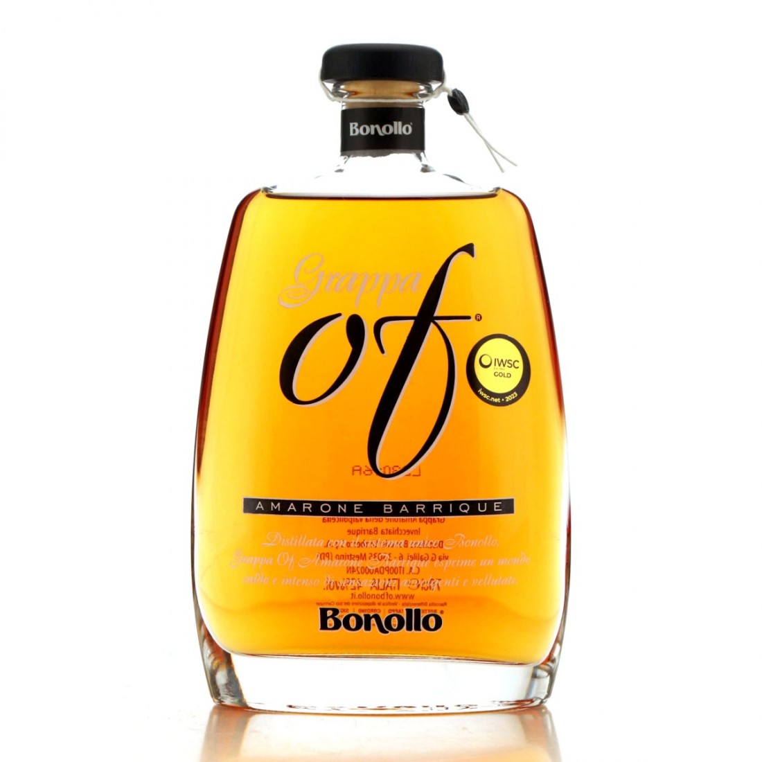 Bonollo Amarone Barrique Grappa Whisky | Whisky Auctioneer bottle from Distillerie Bonollo Umberto