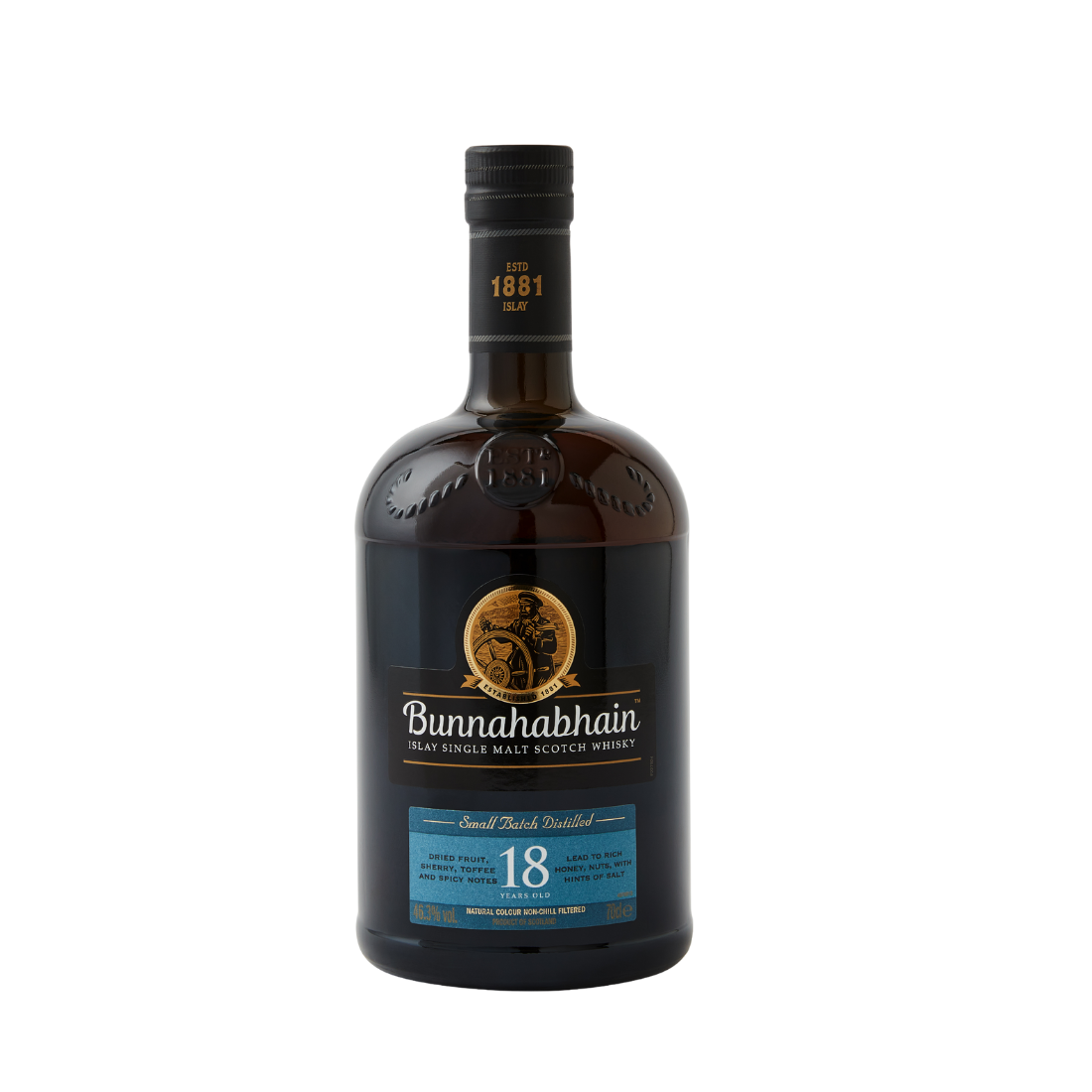//bunnahabhain.com/cdn/shop/files/Bunnahabhain18YOBottleFront.png?v=1770642755 card__image bottle from Bunnahabhain Distillery