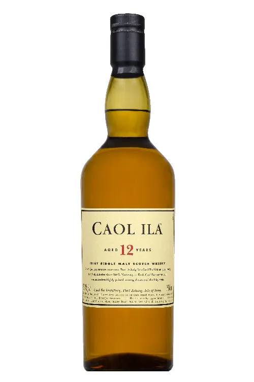 Caol Ila 12 Year Old Islay Single Malt Scotch Whisky bottle from Caol Ila Distillery