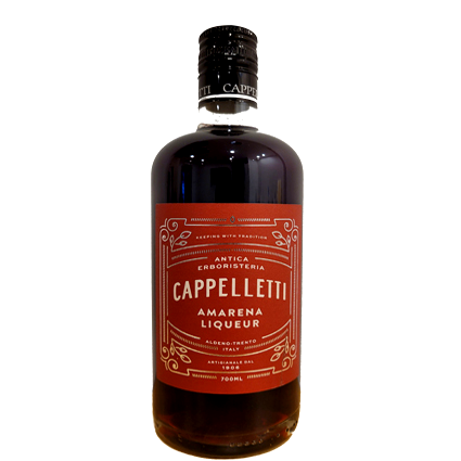 Cappelletti Amarena Liqueur, Trento - Italy bottle from Antica Erboristeria Cappelletti