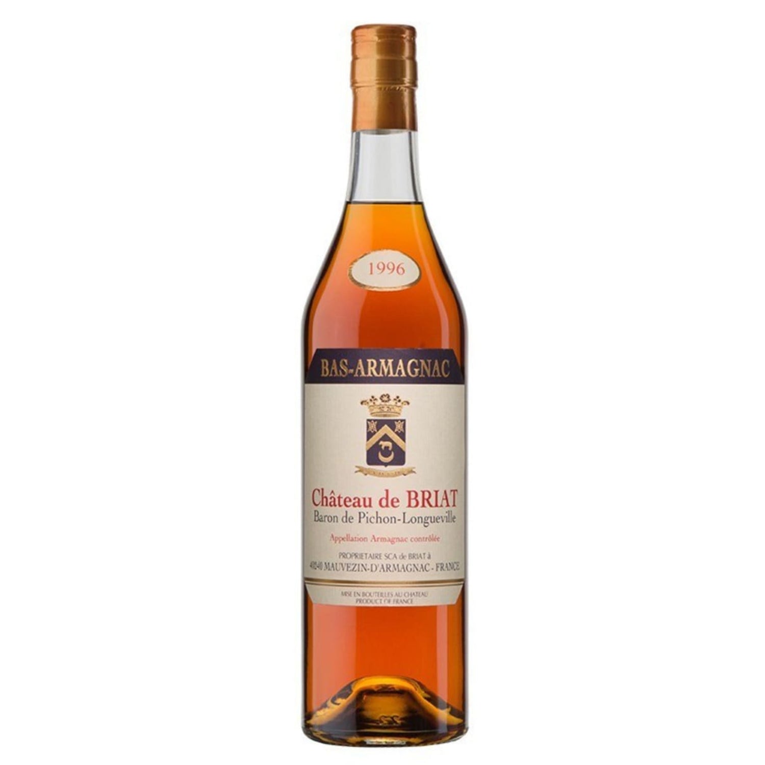 Chateau de Briat 1994 Folle Blanche Vintage Armagnac – De Wine Spot - Rare Spirits & Curated Wine Experts bottle from Château de Briat
