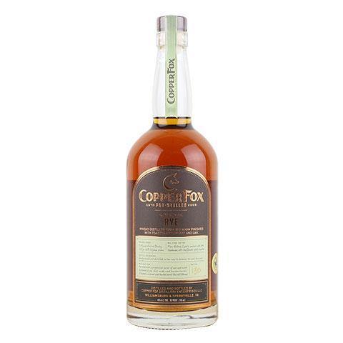 Copper Fox Rye Whiskey – De Wine Spot - Rare Spirits & Curated Wine Experts bottle from Copper Fox Distillery