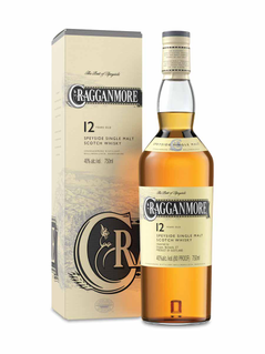 Cragganmore 12 Year Old Speyside Single Malt Scotch Whisky bottle from Cragganmore Distillery