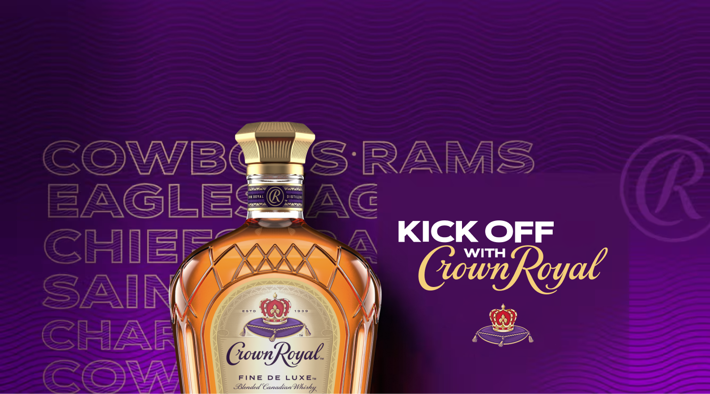 Crown Royal Fine De Luxe bottle from Gimli Distillery