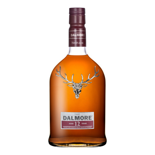 The Dalmore 12 Year Old Single Malt Scotch Whisky bottle from The Dalmore Distillery