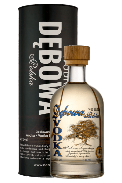 Wódka Dębowa Polska 0,7 TUBA bottle from Dębowa Polska Distillery