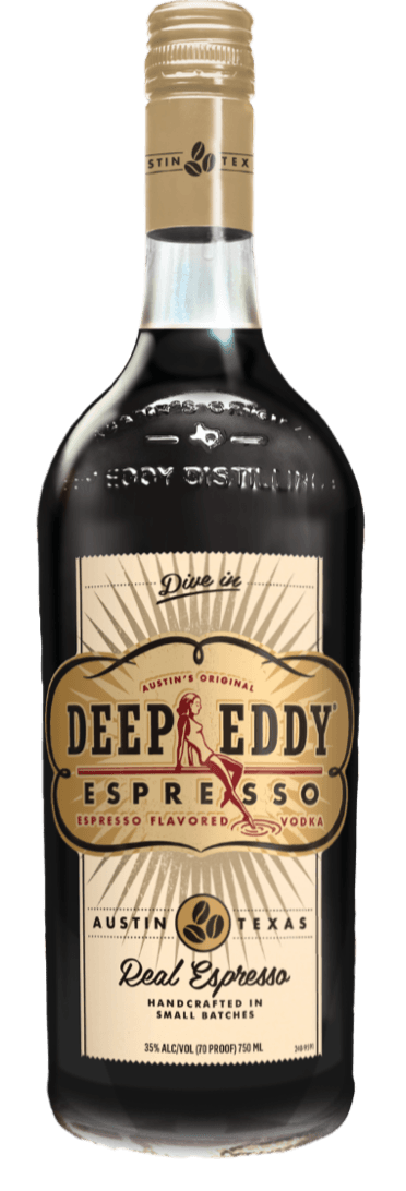 Espresso bottle from Deep Eddy Distillery