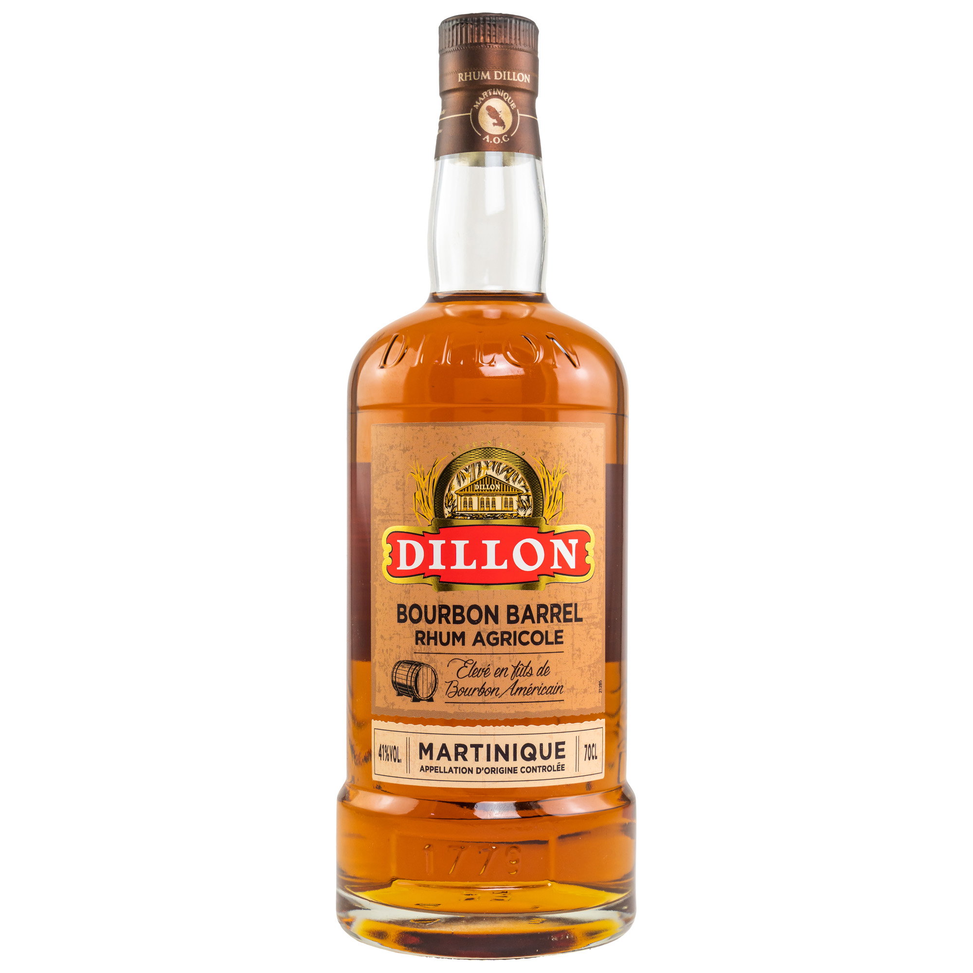 Dillon Bourbon Barrel Rhum Agricole zde koupit | whic.cz bottle from Distillerie Dillon