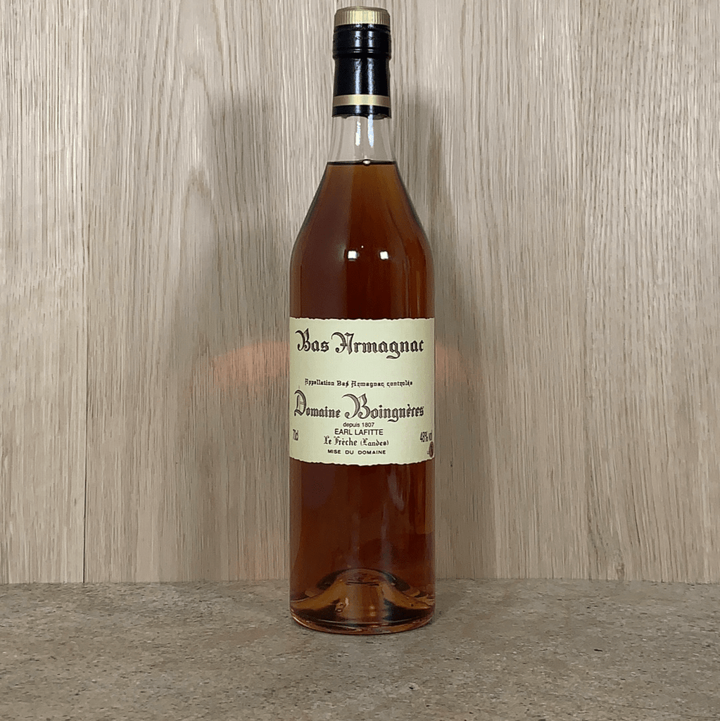 Domaine Boingnères Non-Vintage Bas Armagnac bottle from Domaine Boingnères