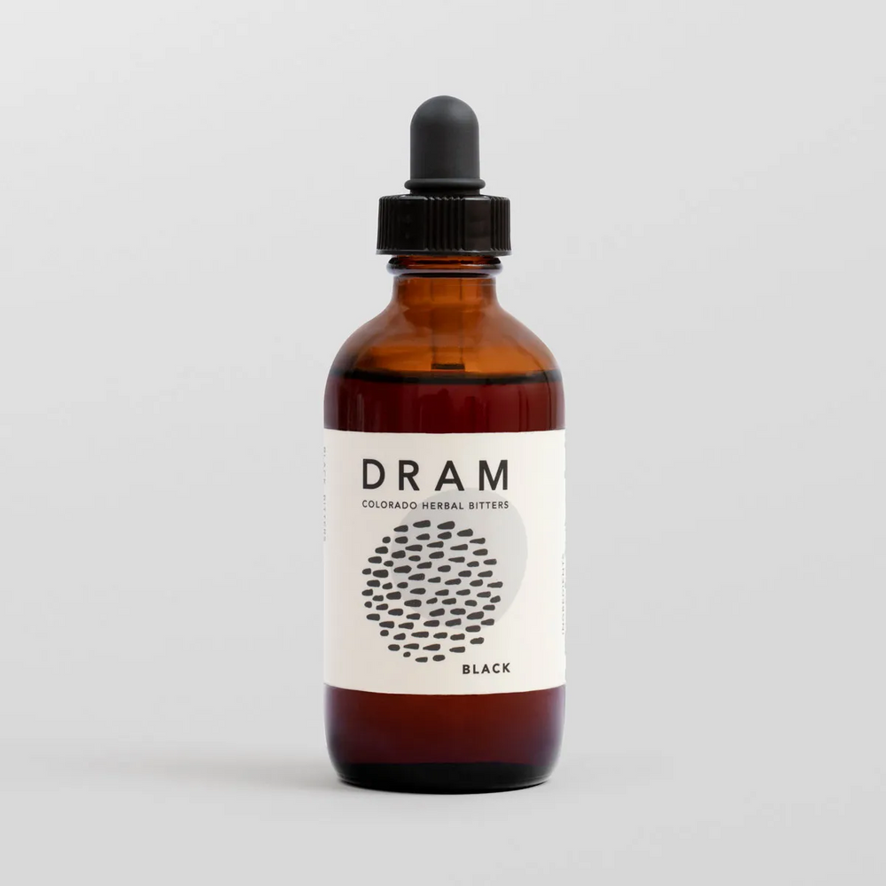 DRAM — Cardamom & Black Tea, Colorado Herbal Bitters, 2 oz – Minus Moonshine bottle from DRAM Apothecary