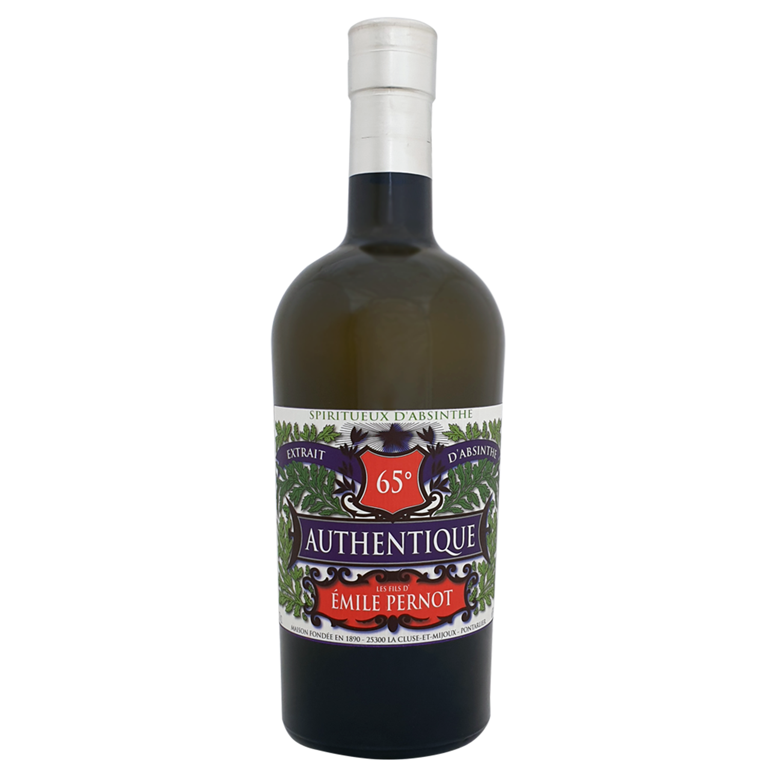 Absinthe Authentique bottle from Distillerie Les Fils d’Émile Pernot