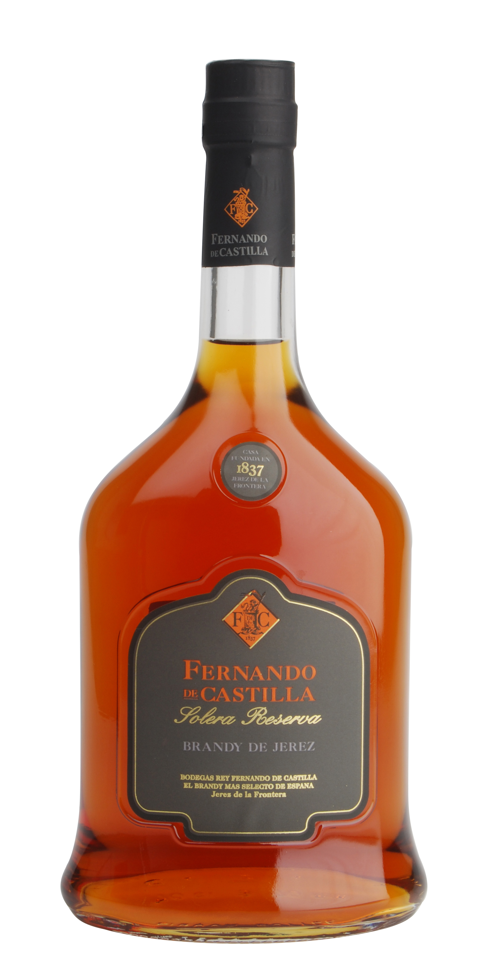 Vinopolis - ...besser Wein kaufen | Brandy de Jeréz DO Solera Reserva | günstig Online kaufen bottle from Bodegas Rey Fernando de Castilla