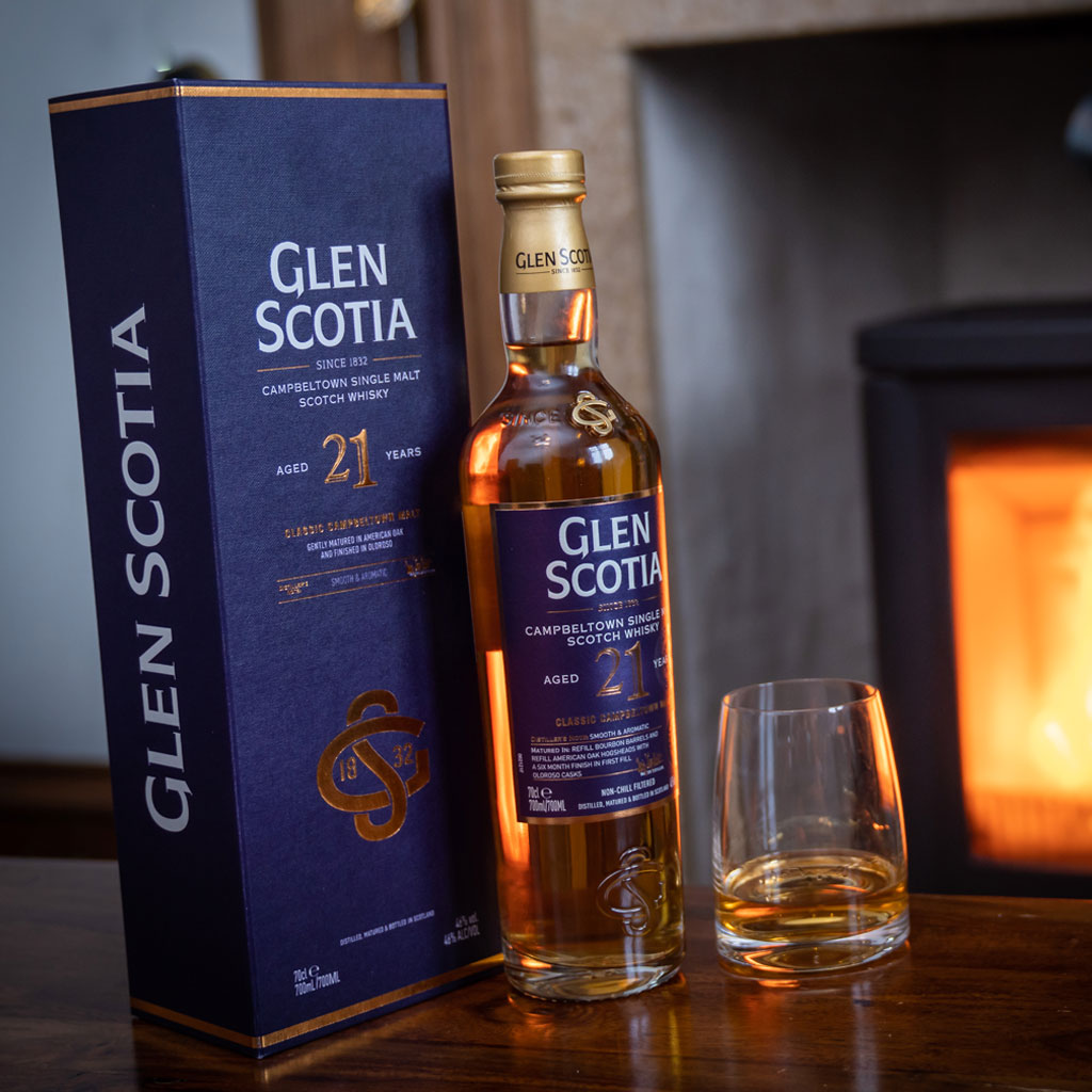 21 Year Old Whisky | Single Malt Scotch | Glen Scotia - Glen Scotia bottle from Glen Scotia Distillery