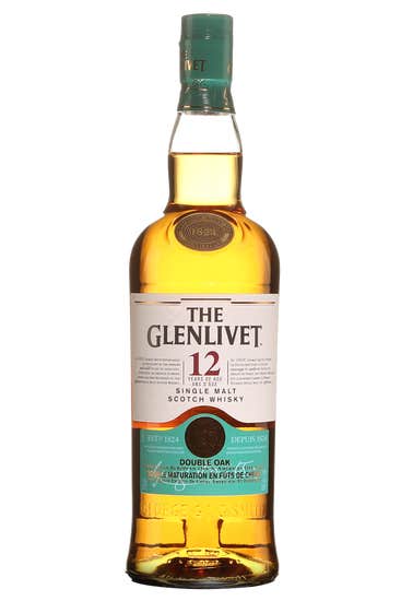 The Glenlivet 12 Year Old Double Oak bottle from The Glenlivet Distillery