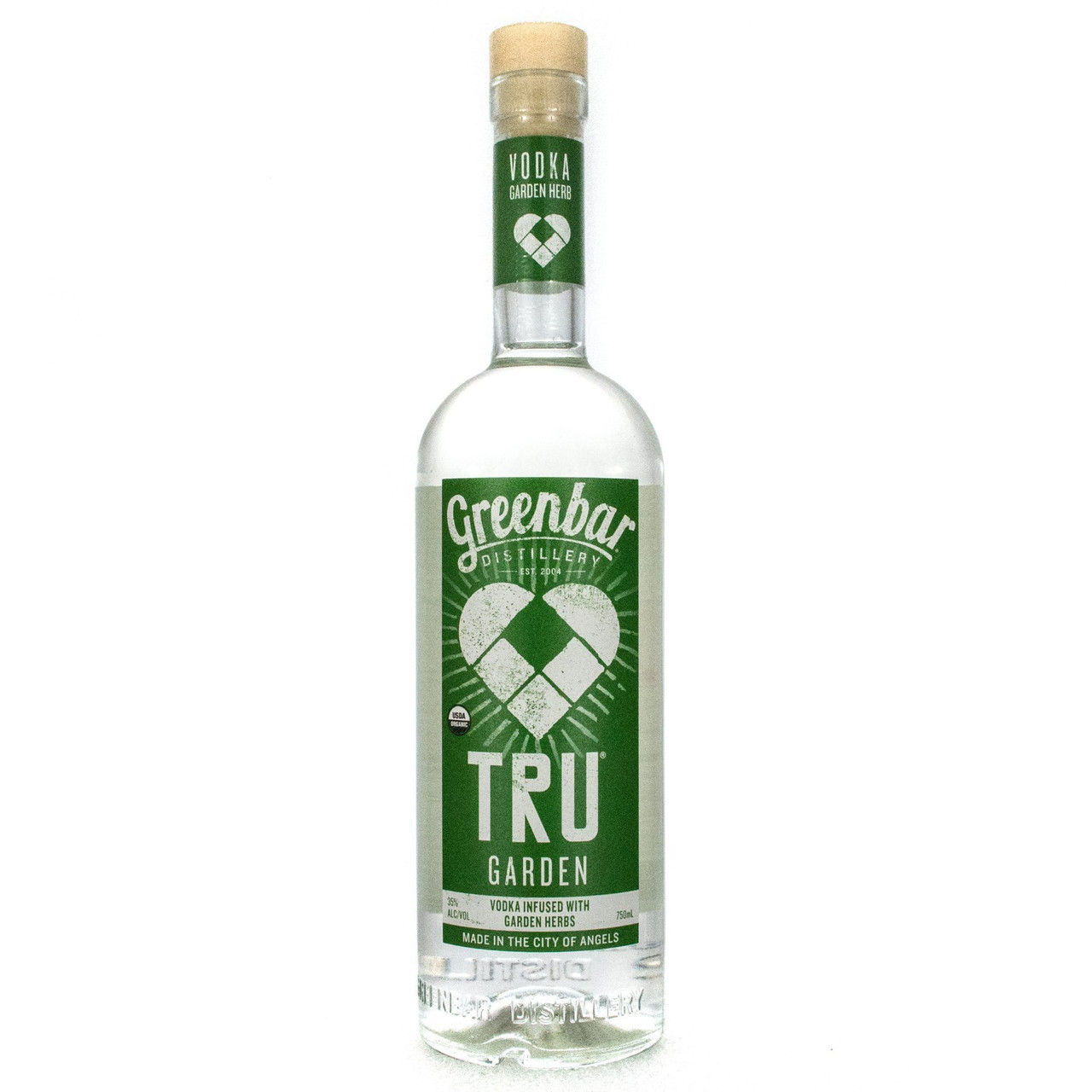 Tru Garden Organic Vodka - Order Today bottle from Greenbar Distillery