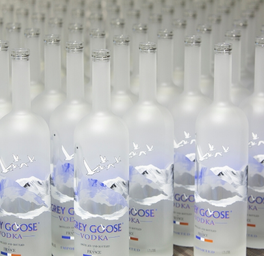 Our history bottle from Grey Goose Production Site