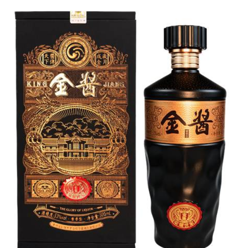 金酱酒.金酱金典||贵州金酱酒业|中国食品招商网 bottle from Jiangsu King’s Luck Brewery