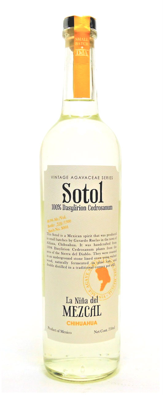 La Niña Sotol del Mezcal Chihuahua - Old Town Tequila bottle from Hacienda de Ángeles Vinata