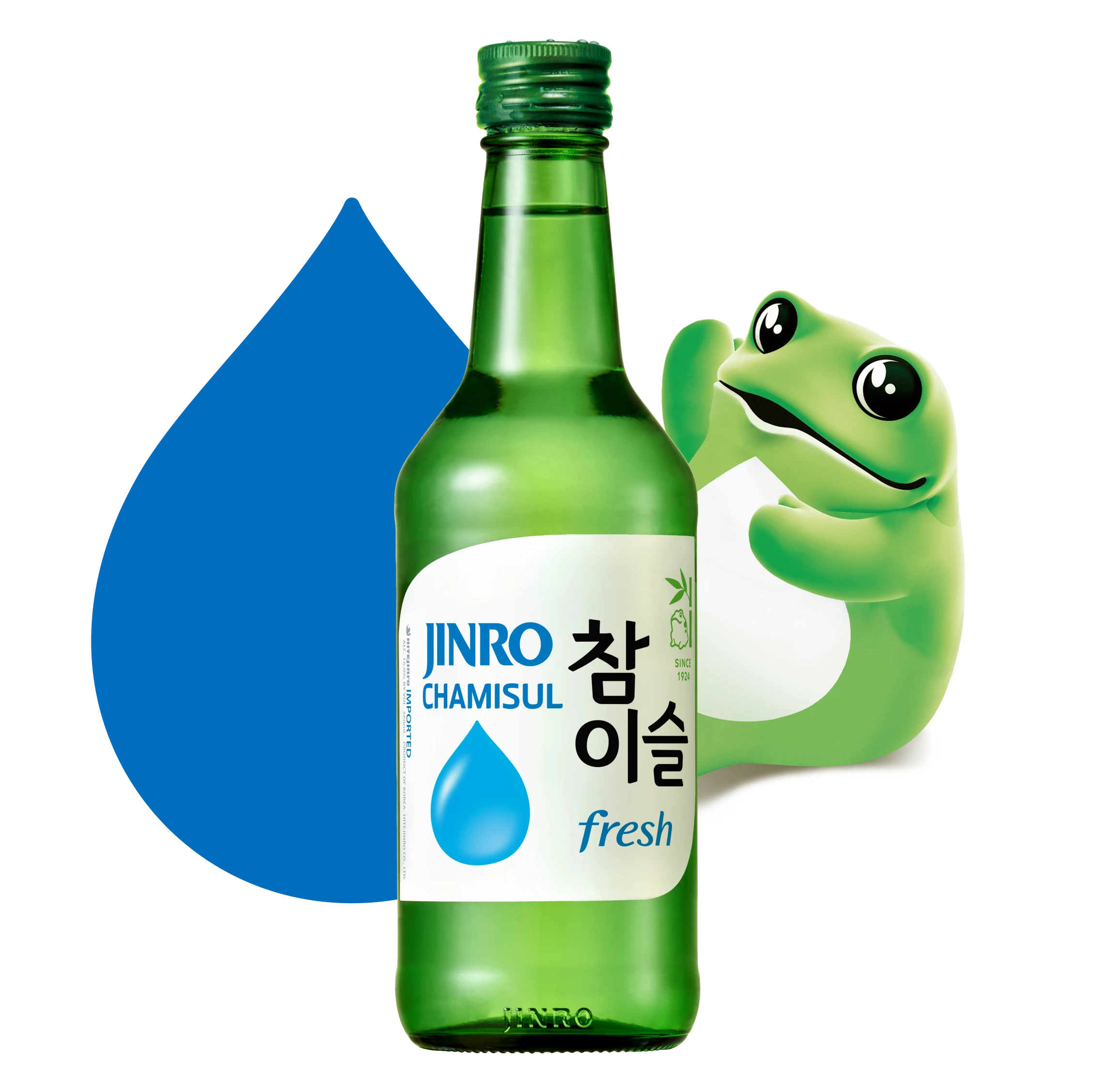 JINRO Chamisul Fresh bottle from HiteJinro Icheon Factory