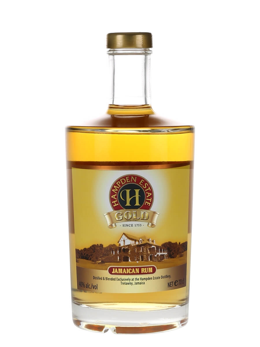 Hampden Gold Jamaican Rum : The Whisky Exchange bottle from Holland Estate Rum Distillery