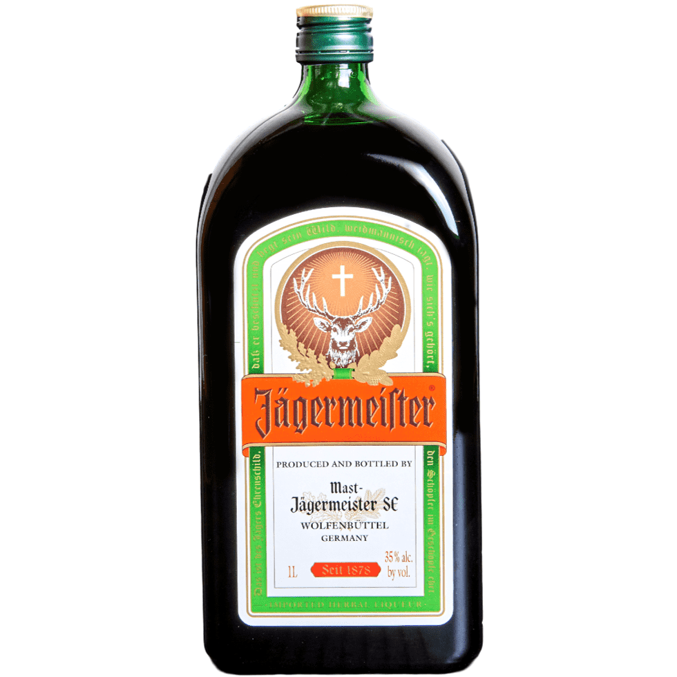 Jägermeister Herbal Liqueur bottle from Jägermeister Production Site