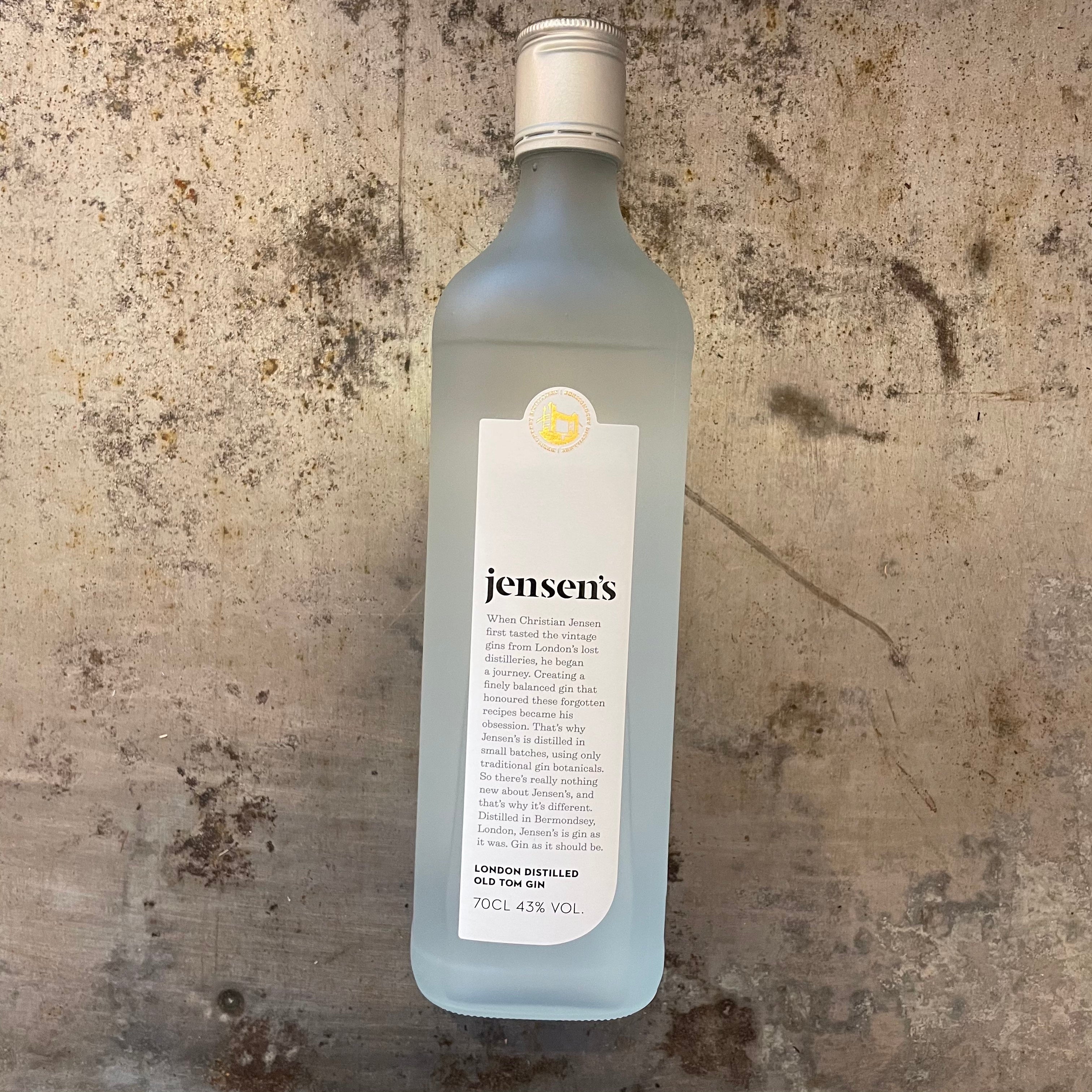 Jensen's | Old Tom Gin (70cl) | Mother Superior Natural Wine Shop & Bar bottle from Jensen’s Bermondsey Distillery