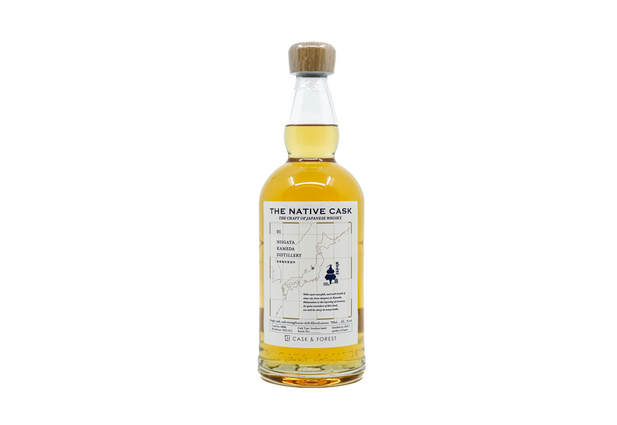 THE NATIVE CASK ＃１ 亀田 – CASK＆FOREST ONLINE SHOP bottle from Kameda Distillery