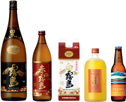 Kirishima Shuzo bottling bottle from Kirishima Shuzo