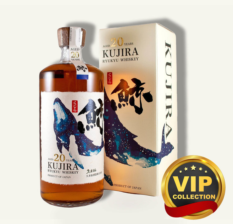Kujira Ryukyu Whiskey 20YR 鯨 750ml $345 FREE DELIVERY - Uncle Fossil Wine&Spirits bottle from Kumesen Syuzo