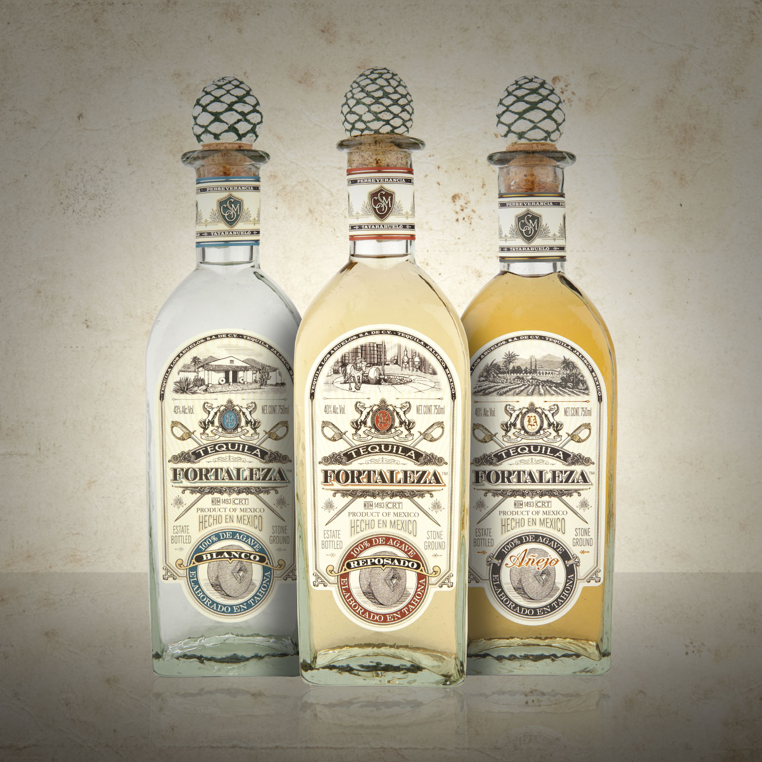 Truman & Orange: Fine Liquor Merchants • Fortaleza Tequila bottle from Tequila Fortaleza