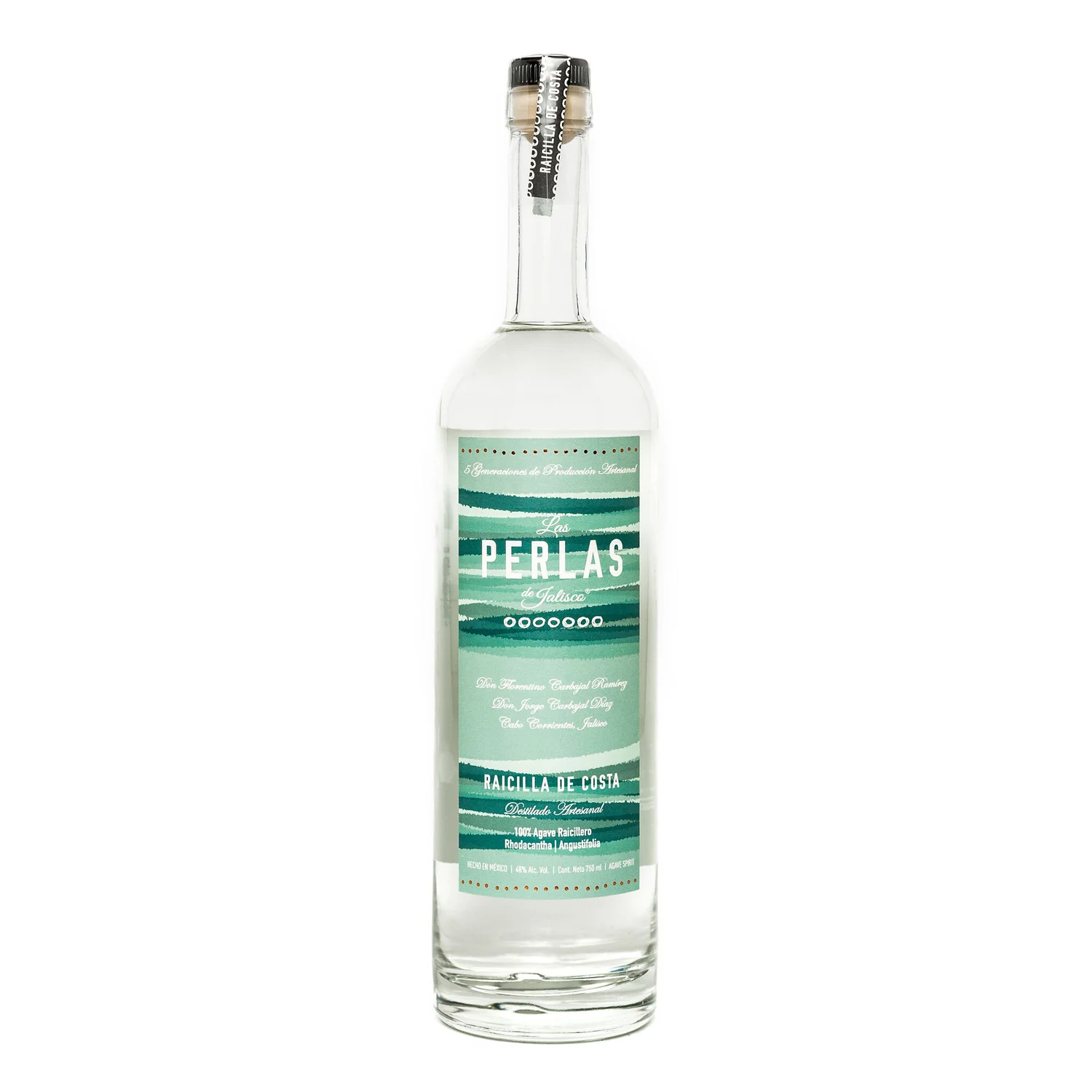 Las Perlas • Raicilla de Costa — FANCY FREE LIQUOR bottle from Las Perlas Raicilla Taberna