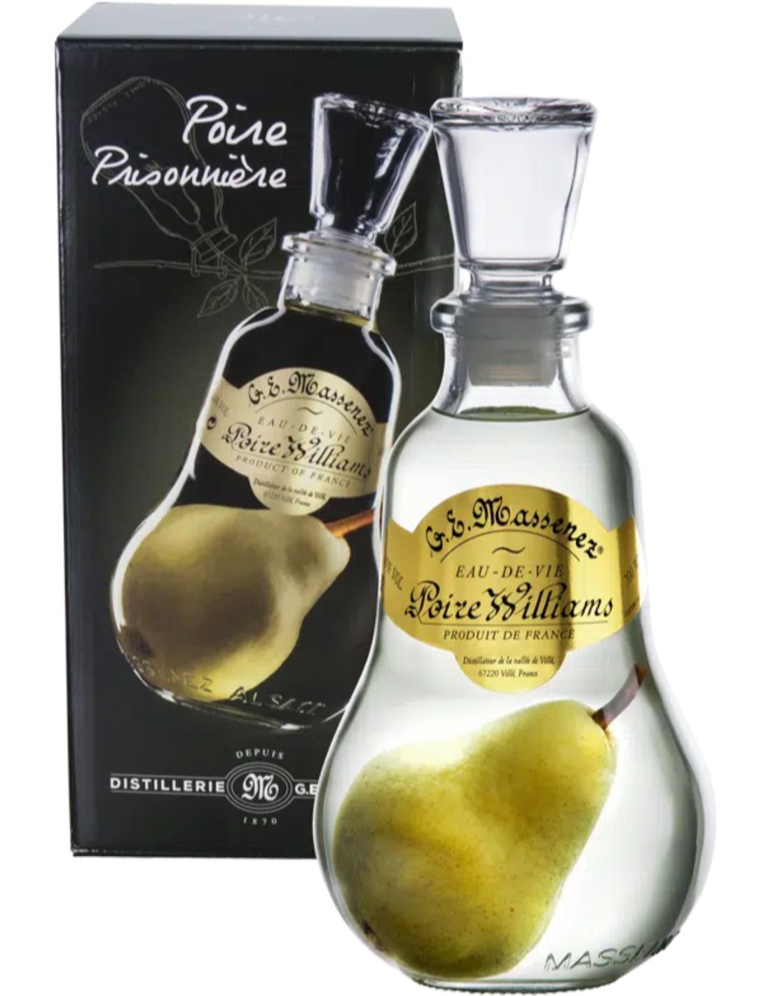 Eau de vie Poire Prisonnière 70cl 40% - Massenez - Chai N°5 bottle from Distillerie Massenez