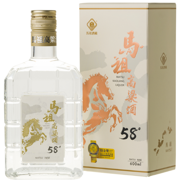 馬祖高粱酒 58度高粱酒 - 產品介紹 - 宸瀧菸酒量販｜提供紅酒、威士忌、高粱等多元酒款商品，滿足買酒需求。 bottle from Matsu Liquor Nangan Distillery