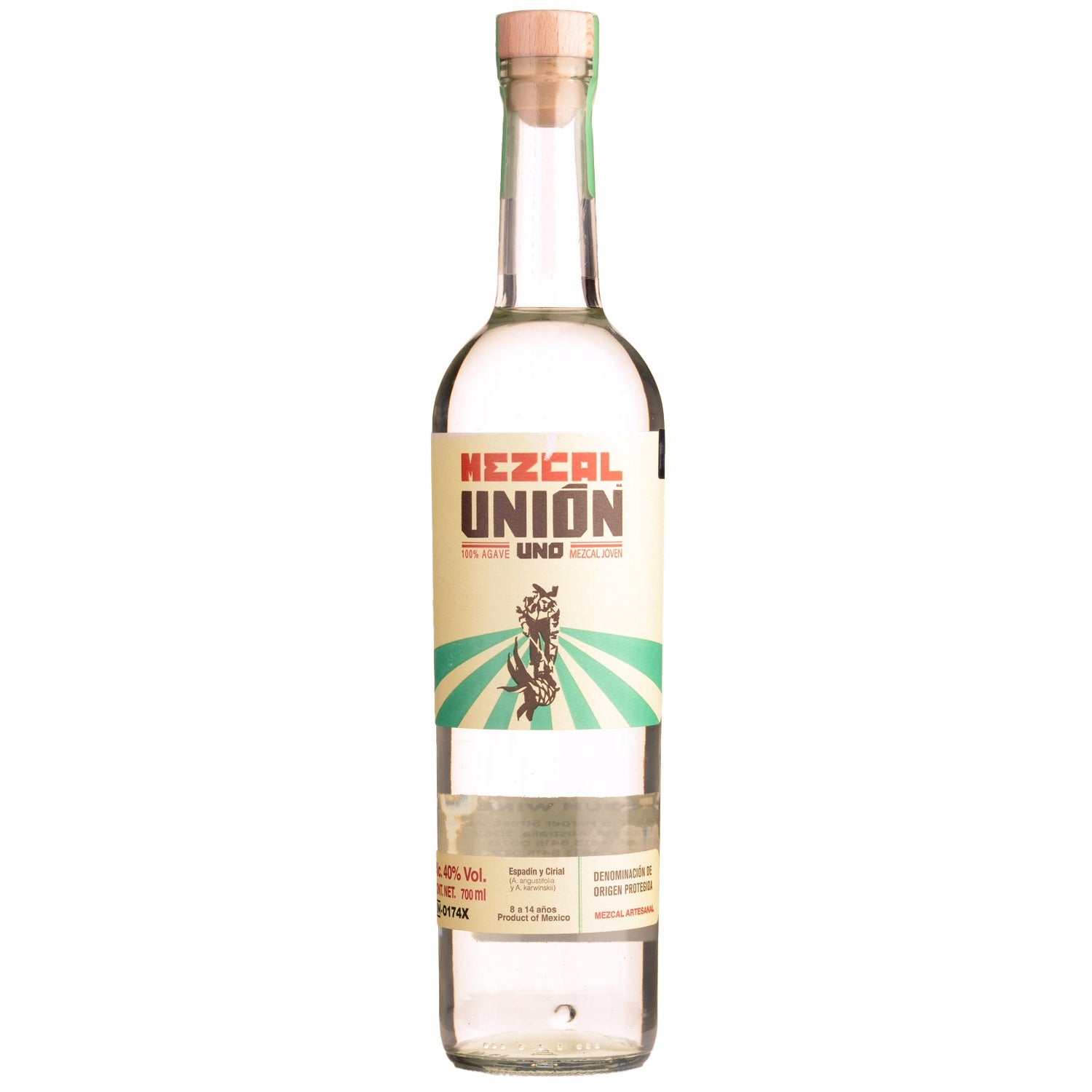 Union Mezcal Uno – Grain & Vine | Natural Wines, Rare Bourbon and Tequila Collection bottle from Mezcal Unión Producer Network