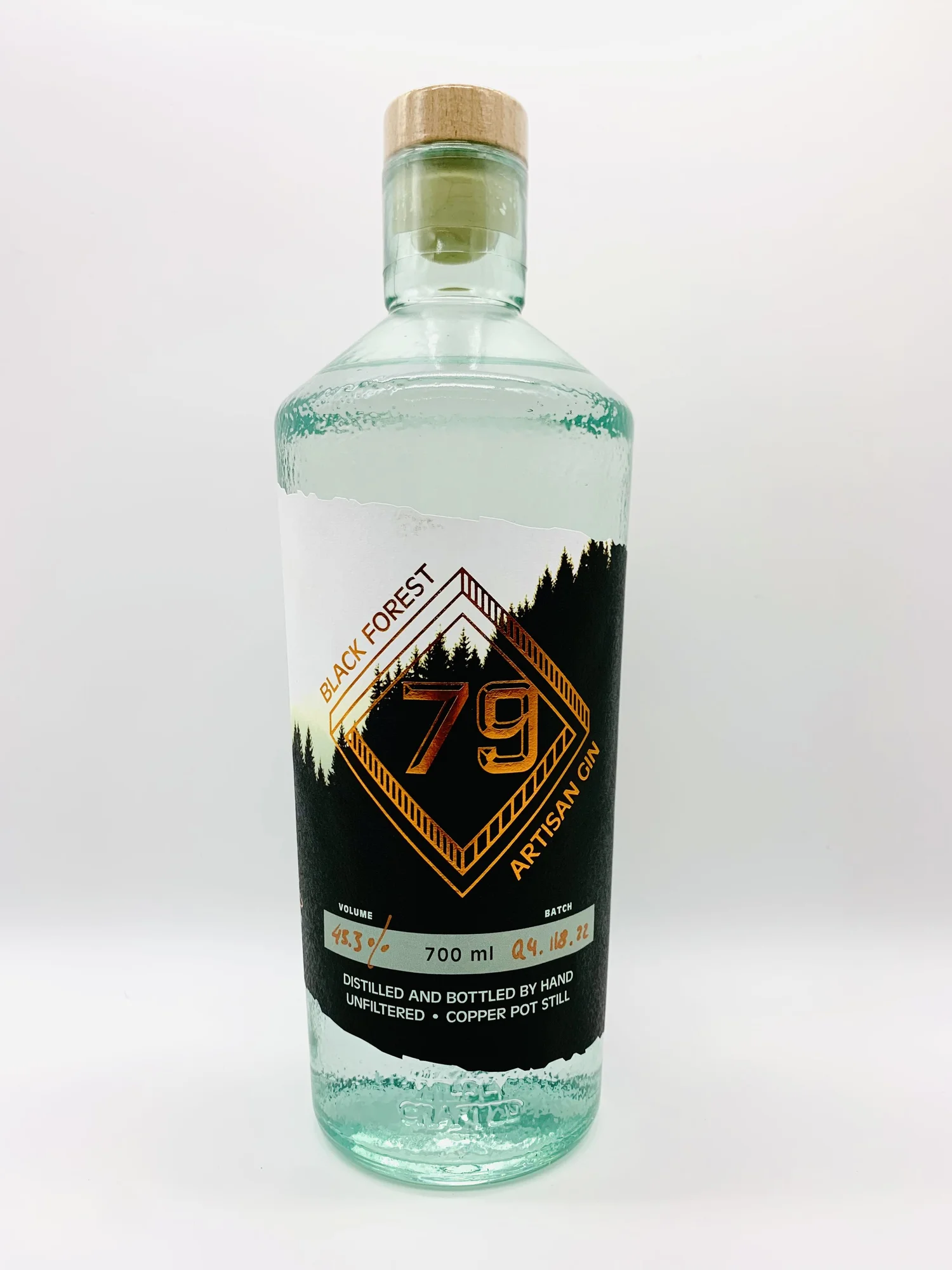 Black Forest 79 Artisan Gin — BMMC79 bottle from Black Forest Distillers