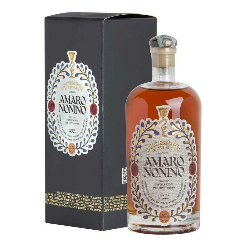 Nonino Amaro Quintessentia bottle from Nonino Distillatori Amaro Works
