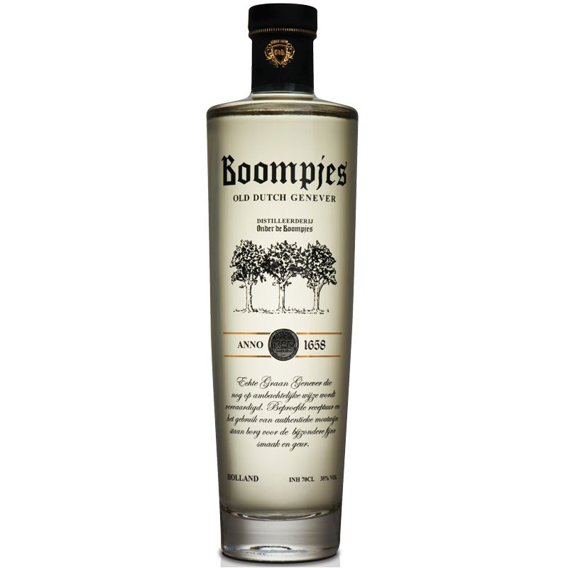 Genever Old Dutch Boompjes  0,70 lt. bottle from Onder de Boompjes Distillery