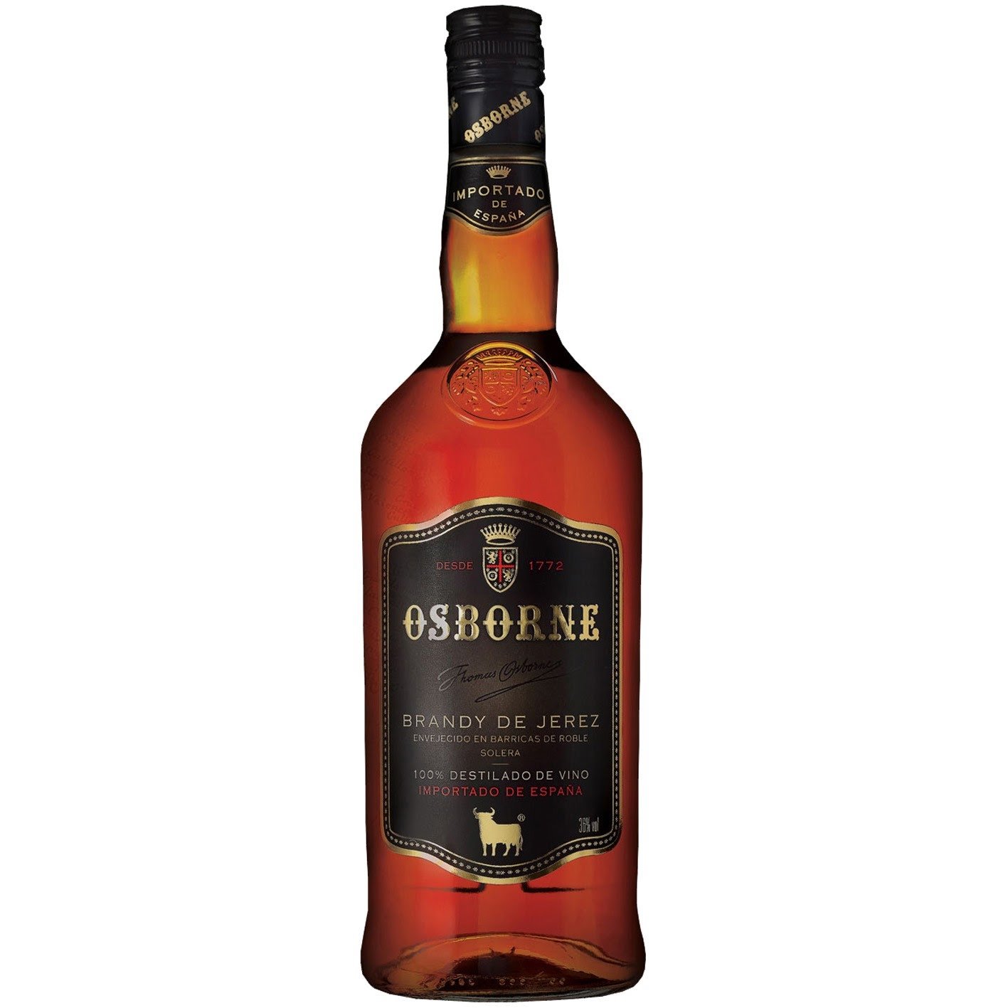 BRANDY DE JEREZ OSBORNE - 700 ml - Empório Pata Negra bottle from Bodegas Osborne