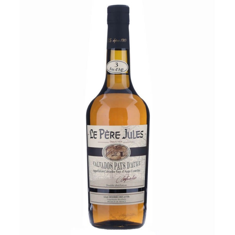 Calvados 3 ans - Le Père Jules - Pays d'Auge AOC - Bouteille de 70cl bottle from Père Jules