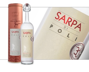 Sarpa di Poli Classic Grappa bottle from Poli Distillerie