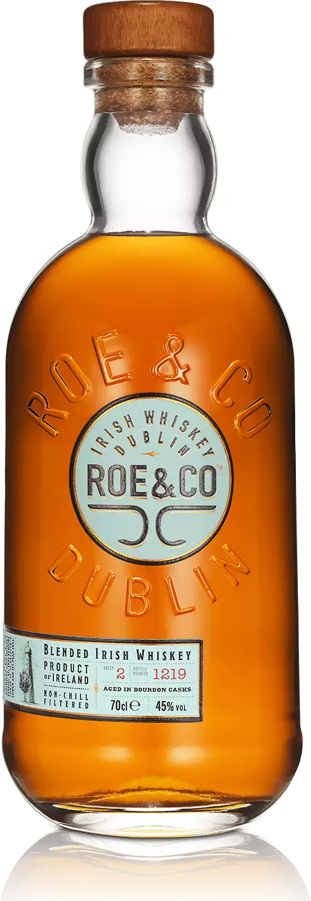 page asset bottle from Roe & Co Distillery