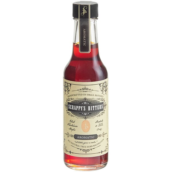 Scrappy's Bitters Aromatic Bitters 5 fl. oz. - 12/Case bottle from Scrappy’s Bitters