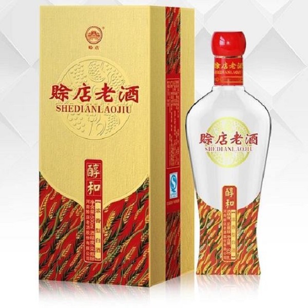 赊店老酒详细介绍：特点 历史  - 社旗特产 - 特色谷 bottle from Shedian Laojiu Distillery