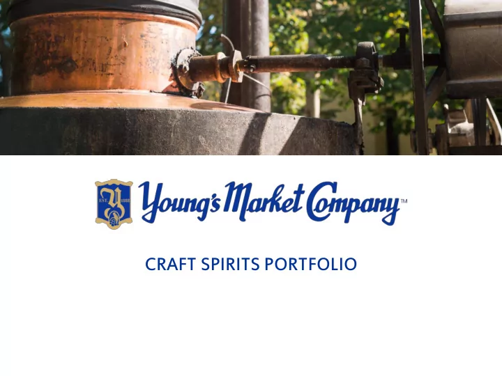 [PPT] - CRAFT SPIRITS PORTFOLIO Vodka Aylesbury Duck 86 Co. Berkshire PowerPoint Presentation - 33307 bottle from St. George Spirits