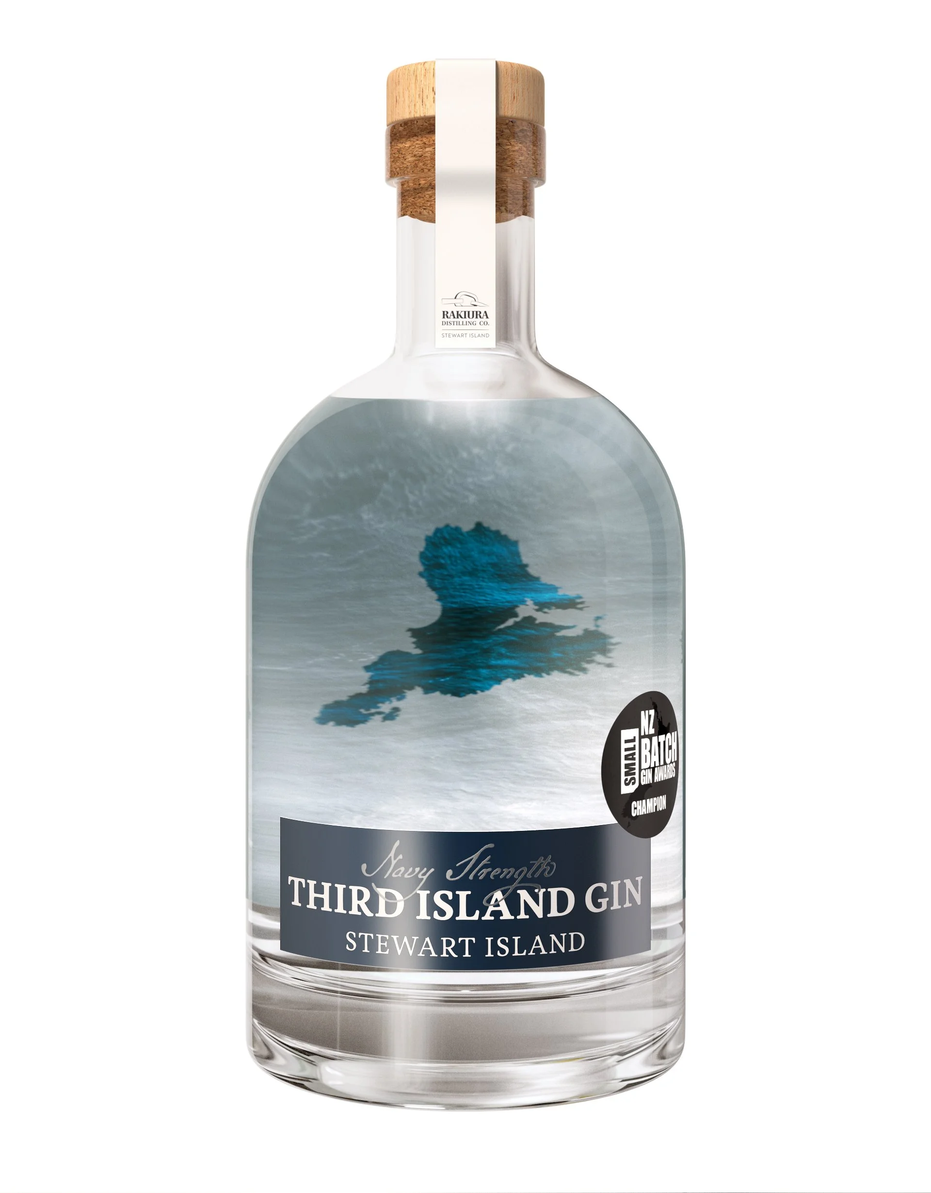 Third Island Gin bottle from Third Eye Distillery
