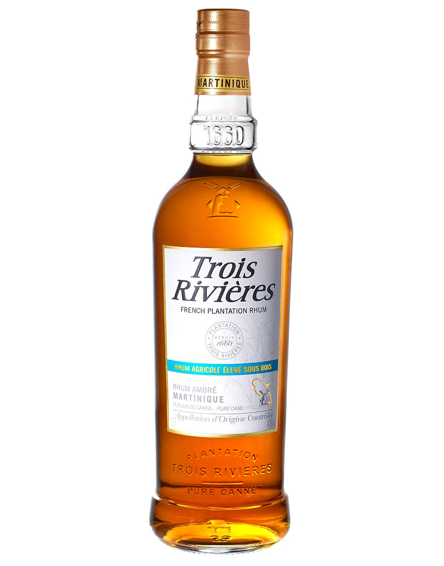 Martinique AOC Rhum Agricole Ambré Trois Rivières 0,7 ℓ bottle from Habitation Trois-Rivières