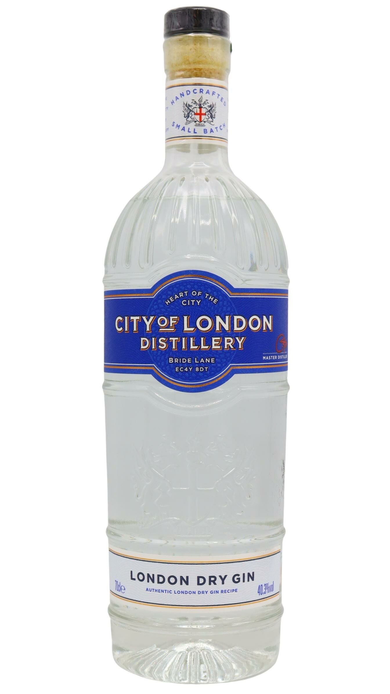 City Of London Distillery - London Dry Gin 70cl 40.3% ABV | Hard To Find Whisky | HTFW bottle from City of London Distillery
